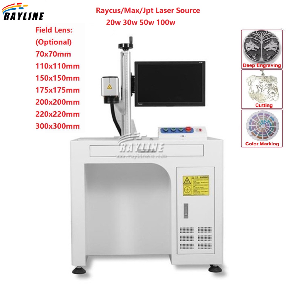 Fiber Laser Marking Machine 30W - Mesin Penanda Laser Serat Max Raycus