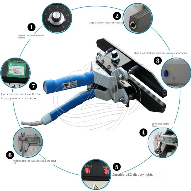 Plastic Bag Impulse Heat Sealer - Penyegel Panas Impuls Portabel FKR300 untuk