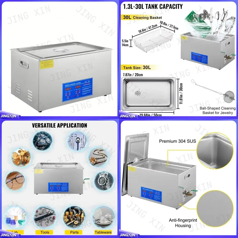 Ultrasonic Cleaner 30L Industrial - Kustom untuk Mesin Pembersih Ultrasonik Digital