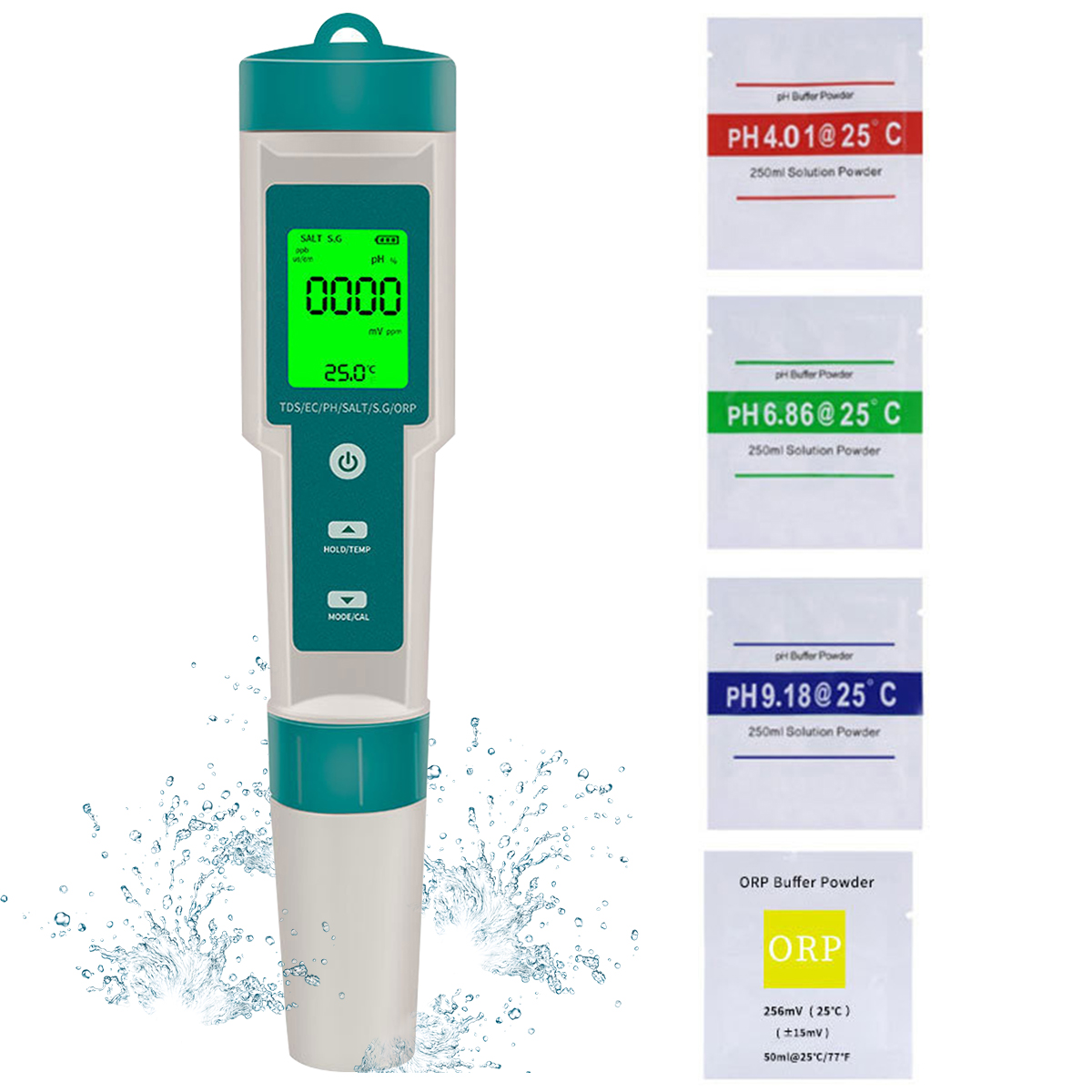 Pengukur PH Digital 7 In 1, al - Ph Meter Digital Water Tester ulasan dan harga