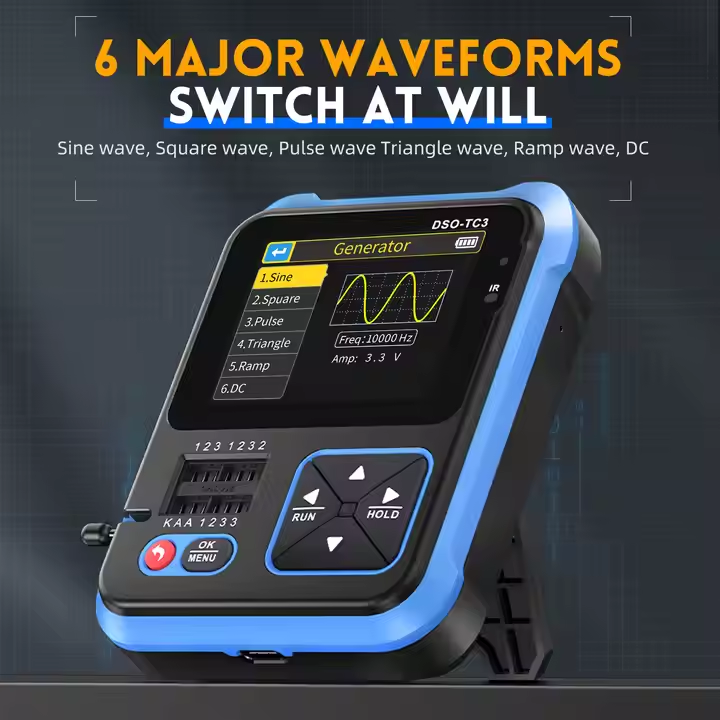 FNIRSI DSO-TC3 Mini Osiloskop  - Fnirsi Digital Oscilloscope Handheld ulasan dan harga