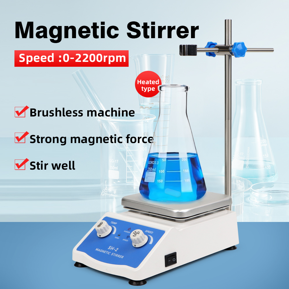 SH-2 pengaduk magnetik pemanas - Lab Magnetic Stirrer Hot Plate ulasan dan harga