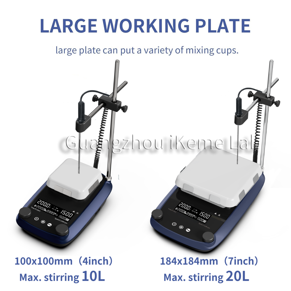 IKEME LCD Digital Display Peng - Lab Magnetic Stirrer Hot Plate ulasan dan harga