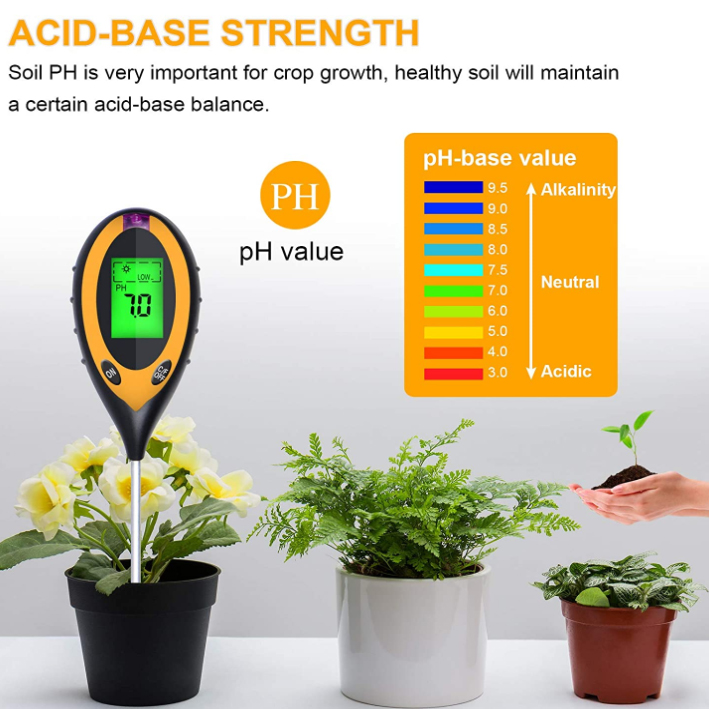 Alat Uji Tanah 4 in 1 PH, Suhu - Ph Meter Digital Water Tester ulasan dan harga