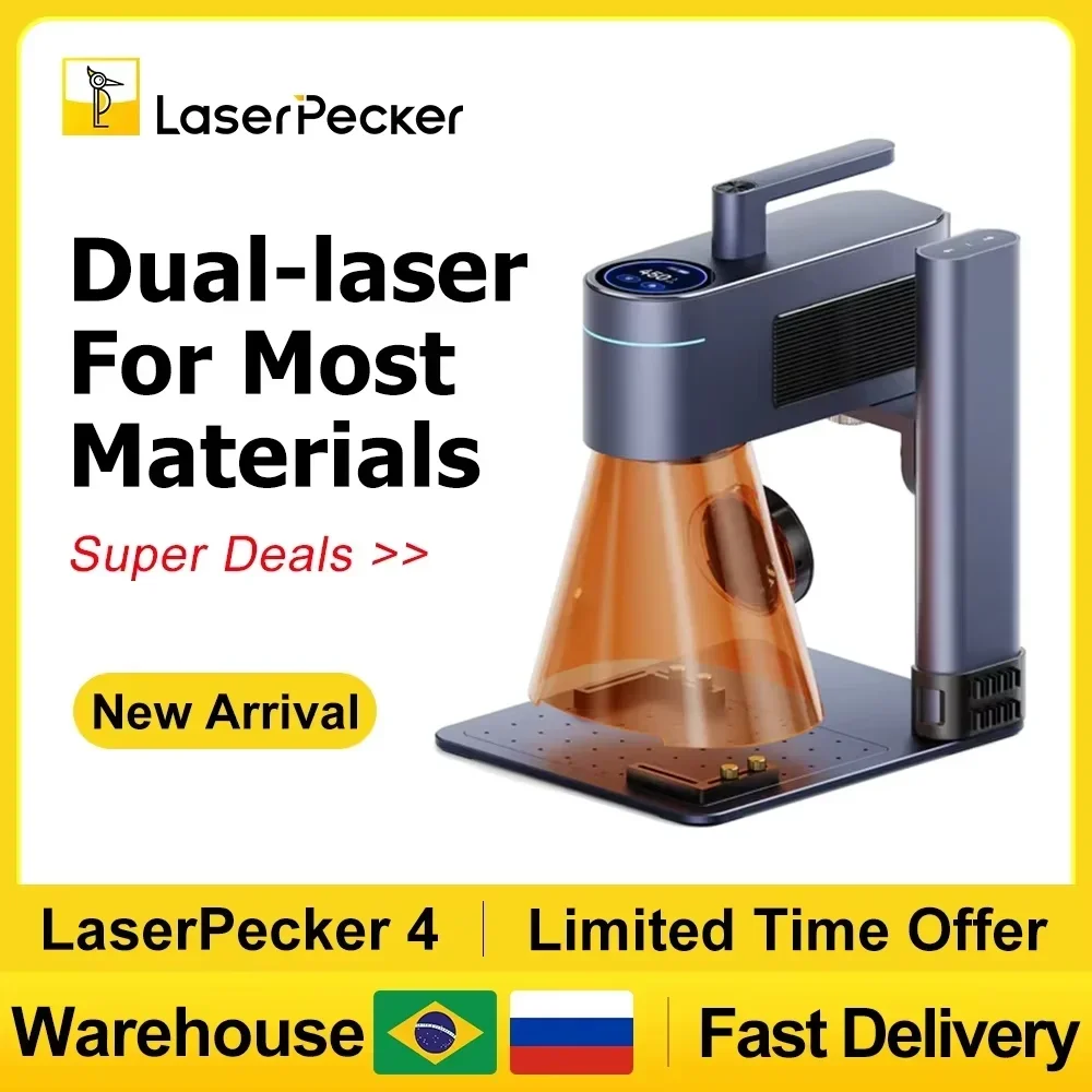 LASERPECKER mesin ukir Laser 4 - Fiber Laser Marking Machine 30W ulasan dan harga
