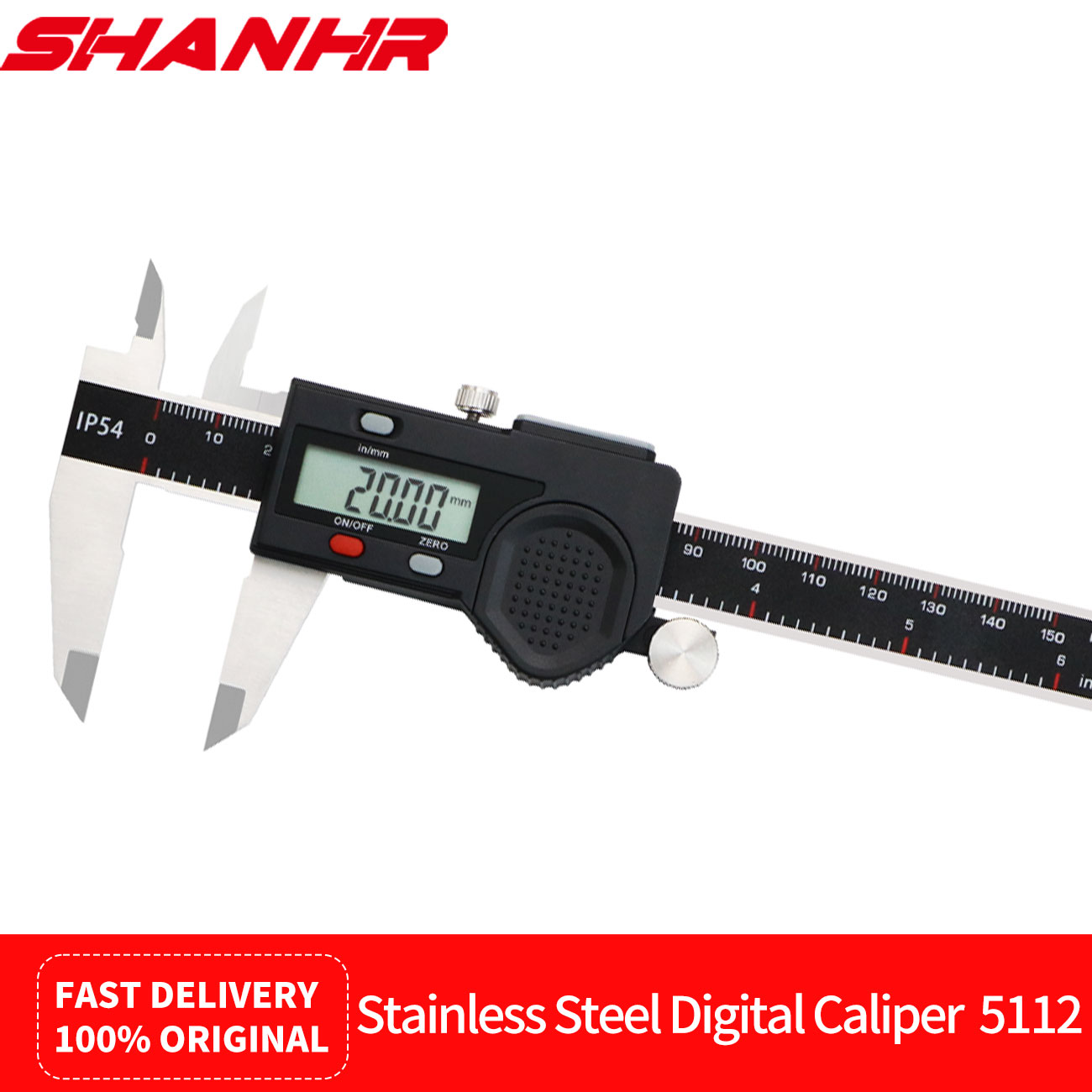 SHANHR IP54 Kaliper Digital Ta - Digital Caliper 150Mm Stainless Steel ulasan dan harga