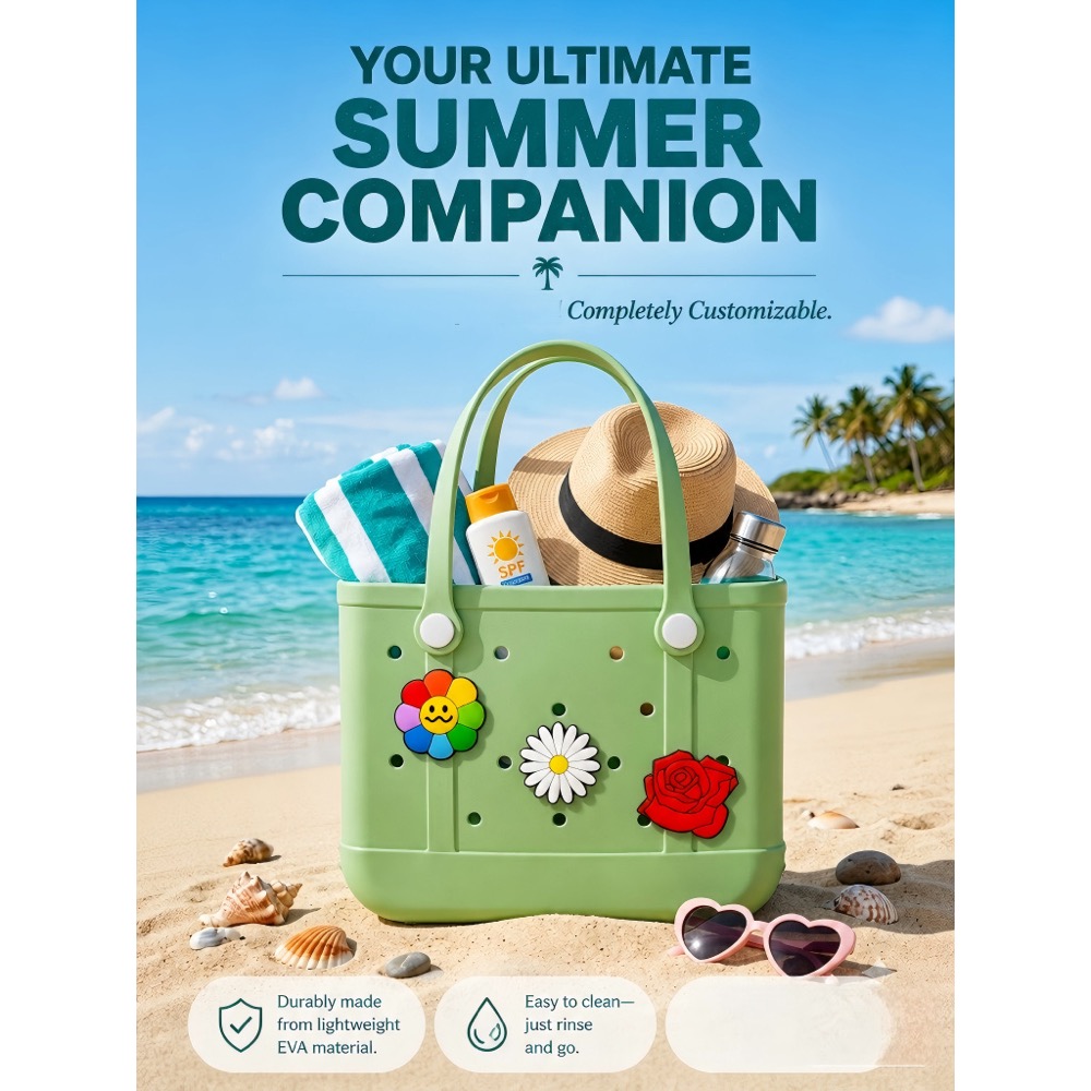 Tas Pantai Karet Ukuran Besar  - Packaging ulasan dan harga