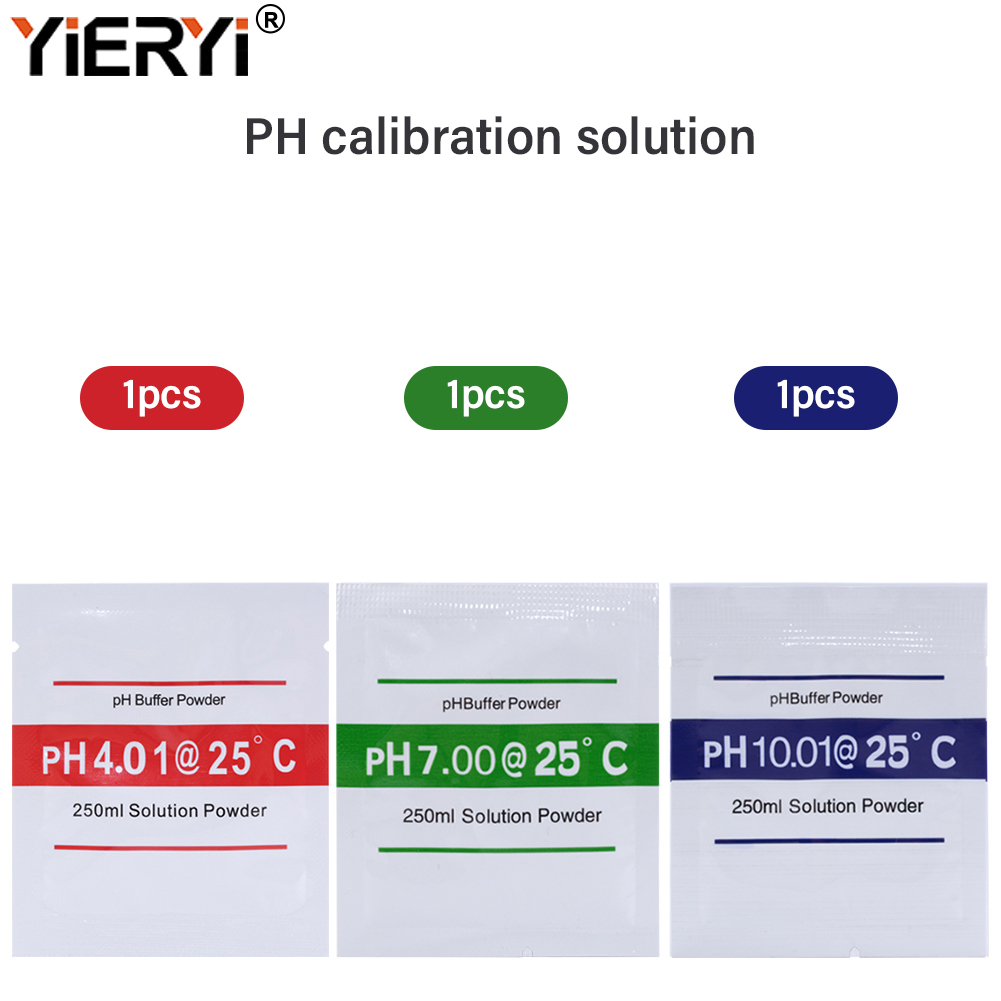 Set Bubuk Kalibrasi Yieryi Ph  - Ph Meter Digital Water Tester ulasan dan harga