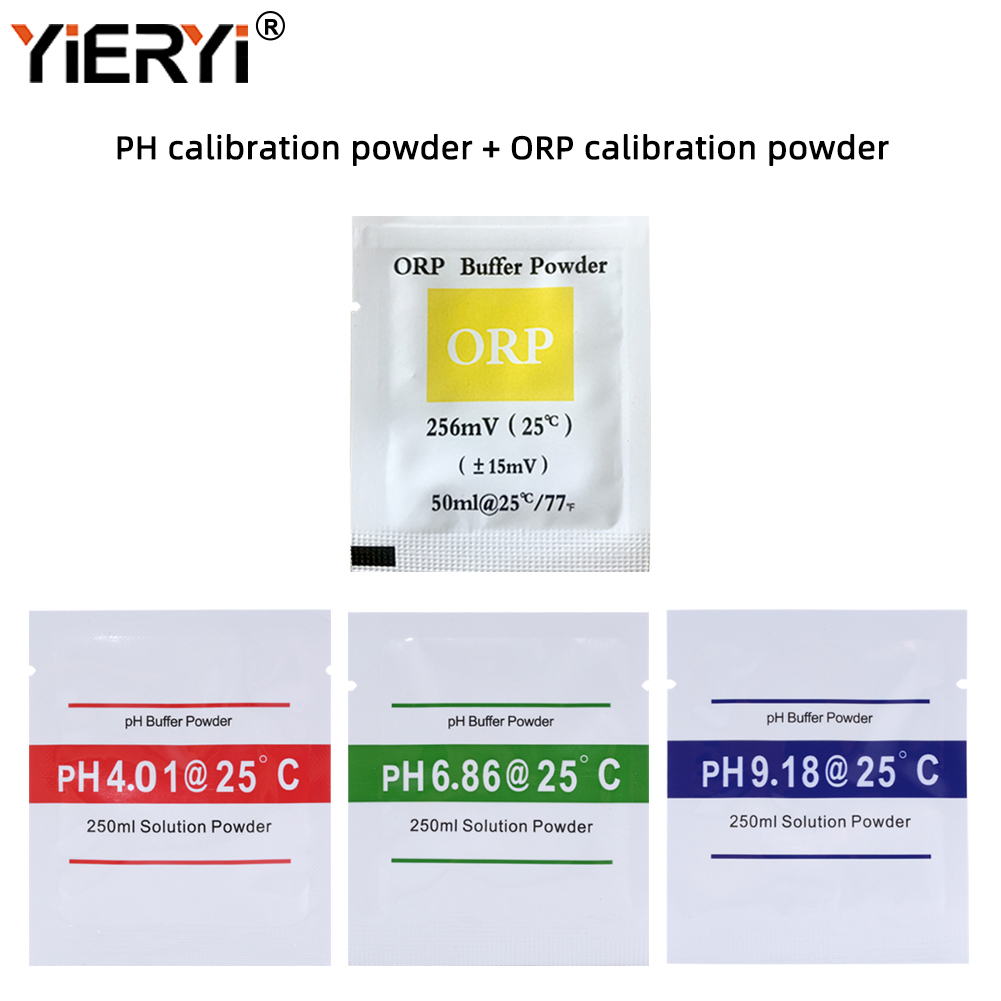 Set Bubuk Kalibrasi Yieryi Ph  - Ph Meter Digital Water Tester ulasan dan harga