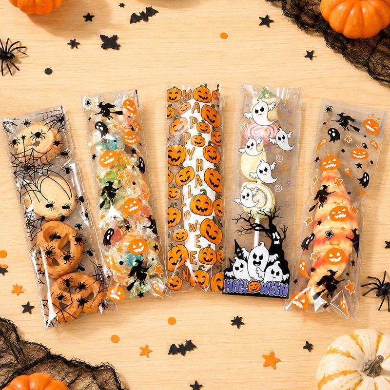 50/100Pcs Tas Halloween Pereka - Packaging ulasan dan harga
